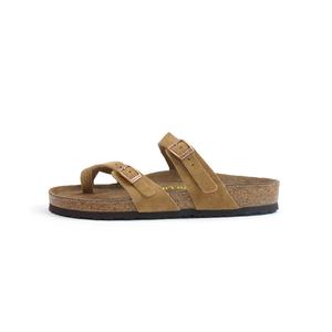 Женские нескользящие шлепанцы Devo Life, Black Suede