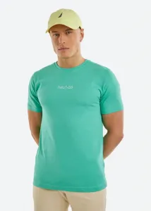 Мужская зеленая футболка с коротким рукавом Nautica, зеленый