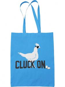 Женская хлопковая холщовая сумка-шоппер Cluck On Muddy Carrots, Cluck On