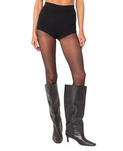 Трикотажные микро-шорты Edikted Marcus, черный