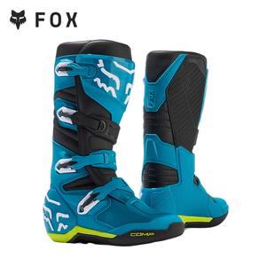 FOX Новая модель внедорожных ботинок для мотоцикла, для трейл райдинга, прочные и износостойкие, выбор для начинающих, Cyan Blue_1899, размер 41