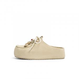 Женские сандалии с закрытым носком из ПВХ и поливинилхлорида, устойчивые к истиранию RED DRAGONFLY, Apricot