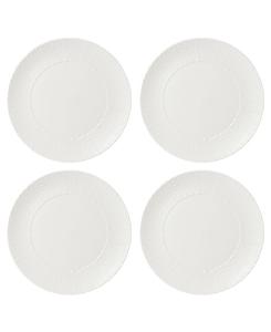 Набор обеденных тарелок Wicker Creek, 4 штуки Lenox, белый