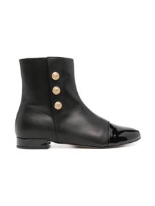 Balmain Kids ботинки с логотипом, черный