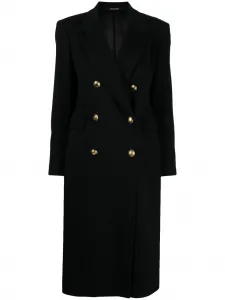 Двубортное пальто Meryl Tagliatore, черный