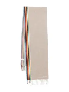Шарф с бахромой Paul Smith, нейтральный
