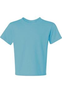 Футболка JERZEES Dri-Power Youth 50/50, цвет aquatic blue
