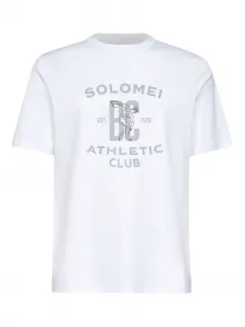 Футболка с принтом спортивного клуба Brunello Cucinelli