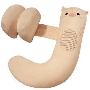 Подушка для бокового сна с мультяшным принтом, U-образная защита для поясницы, длинная кукла Mise