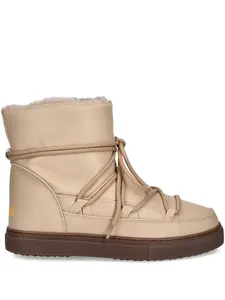 Сапоги с вышитым логотипом Inuikii, бежевый