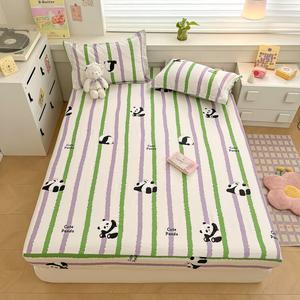 Fuanna Пододеяльник 150х200 см из чистого хлопка, дизайн Happy Panda, с элегантной сумкой