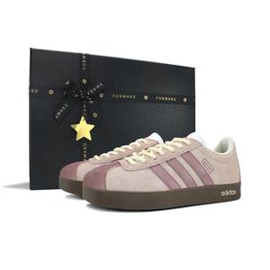 Adidas Neo Кроссовки для скейтбординга VL Court 2.0 с противоскользящим покрытием, устойчивые к истиранию, унисекс, пастельно-розовые