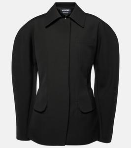 Куртка La Veste Castagna из натуральной шерсти Jacquemus, черный