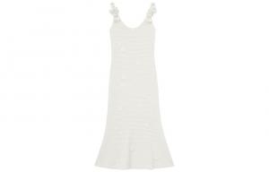 Self-portrait Женское платье без рукавов Self portrait чисто-белое