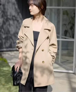 Водоотталкивающий тренч средней длины (подходит для различных мероприятий) Slobe Iena, цвет Beige