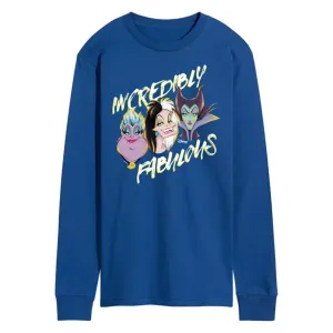 Невероятно красивая мужская футболка с длинным рукавом и принтом Disney, синий