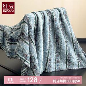 Red Bean Home Textiles Плед полушерстяной 200х230 см, цвет Dai Xian - Green, гладкий и мягкий, дышащий