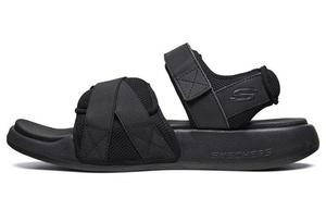 Пляжные сандалии мужские, все черные Skechers