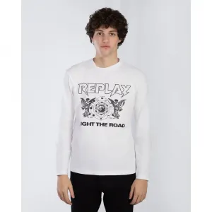 Лонгслив Replay M6788 .000.2660, белый