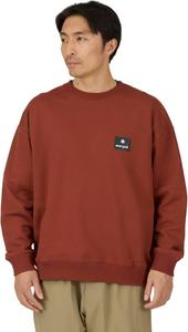 Мужская толстовка Snow Peak NSD-SW-25AU001 019 с квадратным логотипом, коричневый