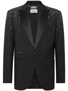 Пиджак Lord с бисером Philipp Plein, черный