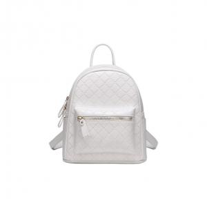 MQ Женский рюкзак из полиэстера и искусственной кожи, темно-синий/белый/черный/джинсовый