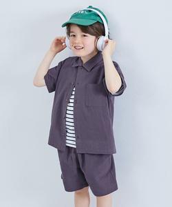 Комплект из рубашки с коротким рукавом, комплект «все в одном», 25SS Devirock, цвет Purple Gray