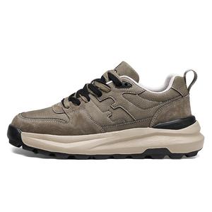 BOLE Легкие мужские кэжуал кеды низкие хаки, цвет Khaki