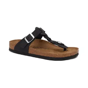 Кожаные стринги gizeh плетеные leoi Birkenstock, коричневый