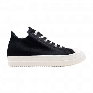 Низкие кроссовки Rick Owens Strobe Fur Low, черный