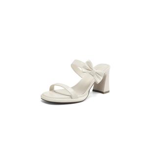 DAPHNE Тапочки-слайды женские бежевые