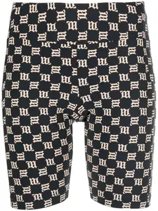 Облегающие шорты с логотипом MISBHV, черный