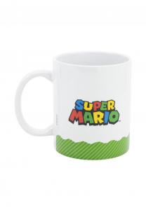 Керамическая кружка Super Mario 325ml Nintendo в подарочной упаковке Cofi, белая 12x10x10 см