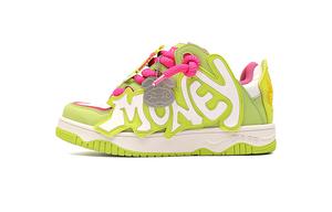 Скейтборд-кеды Money Tutu X унисекс с низким верхом белого цвета Mr.Pesin, зеленый