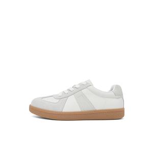 COMELY German Army Trainers Women's Low top Ecru/Red/Gray/Coffee