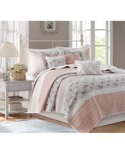 Комплект постельного белья dawn soft cotton percale из 6 предметов, размер king/cal king Madison Park, Blush