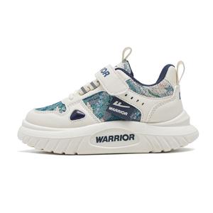 WARRIOR Детские повседневные кроссовки low top из синтетической кожи, дышащие, легкие, с амортизацией