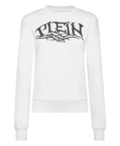 Толстовка с кристаллами Philipp Plein, белый