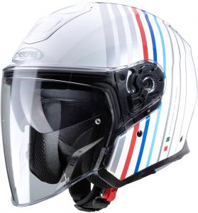 Реактивный шлем Caberg flyon bakari, White/Red/Blue