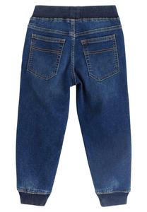 Зауженные джинсы WITH REINFORCED KNEES Lindex, синий деним