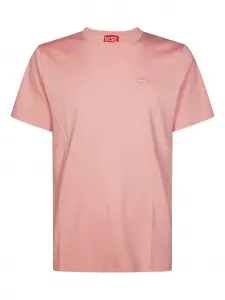 Футболка T-Adjust-Slits-R17 с логотипом Diesel, розовый