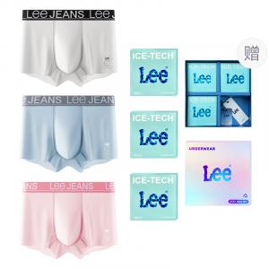 Классические трусы 101 для мужчин, набор из 3 штук Lee, белый