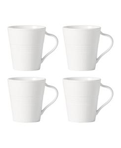Набор из 4 кружек Tin Can Alley "7 градусов" Lenox, белый