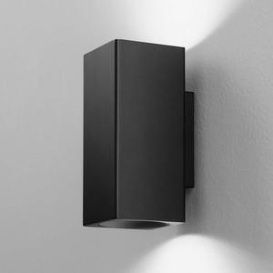 Настенный светильник Luce Ambiente e Design Duduk, алюминий - 2 пламени - черный - ширина: 10 см