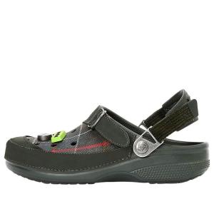 Сандалии Crocs x Barbour Clog 'Olive Plaid', оливкого-зеленый