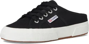 Женские кроссовки-мюли Superga 2402, черно-белый