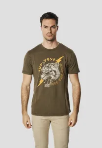 Футболка с принтом Koroshi, Marron Brown