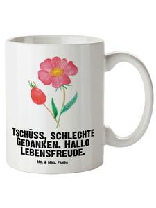 Кружка XL с цветочным рисунком и надписью белого цвета Mr. & Mrs. Panda