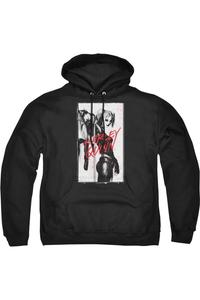 Толстовка с капюшоном Batman Inked Quinn для взрослых Gildan, черный