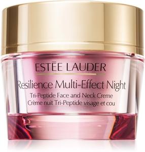 Ночной крем для лица и шеи Resilience Multi-Effect Tri-Peptid Face and Shee, укрепляющий ночной крем для лица и шеи Estée Lauder, 50 мл
